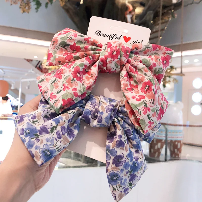 

Bow Hair Clips for Girls Hair Accessories Fashion Floral Hairpins Big Lovely Flower Cute Bowknot Hairgrips Clip Headwear