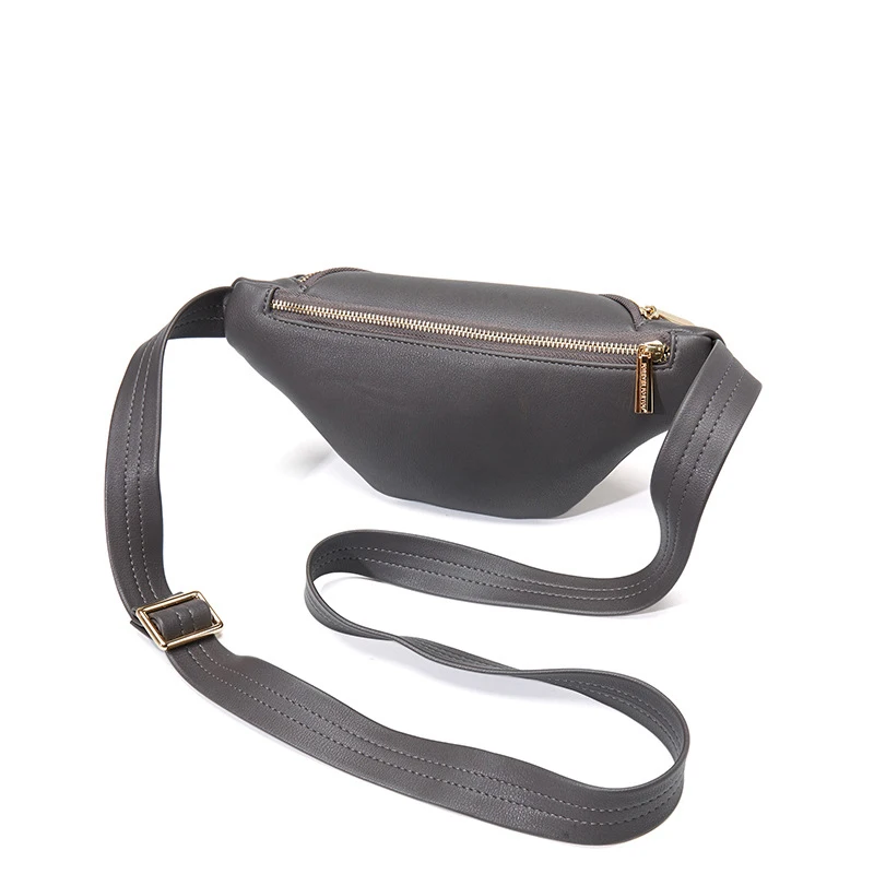 Модная поясная сумка с бананом новая брендовая Женская из искусственной кожи