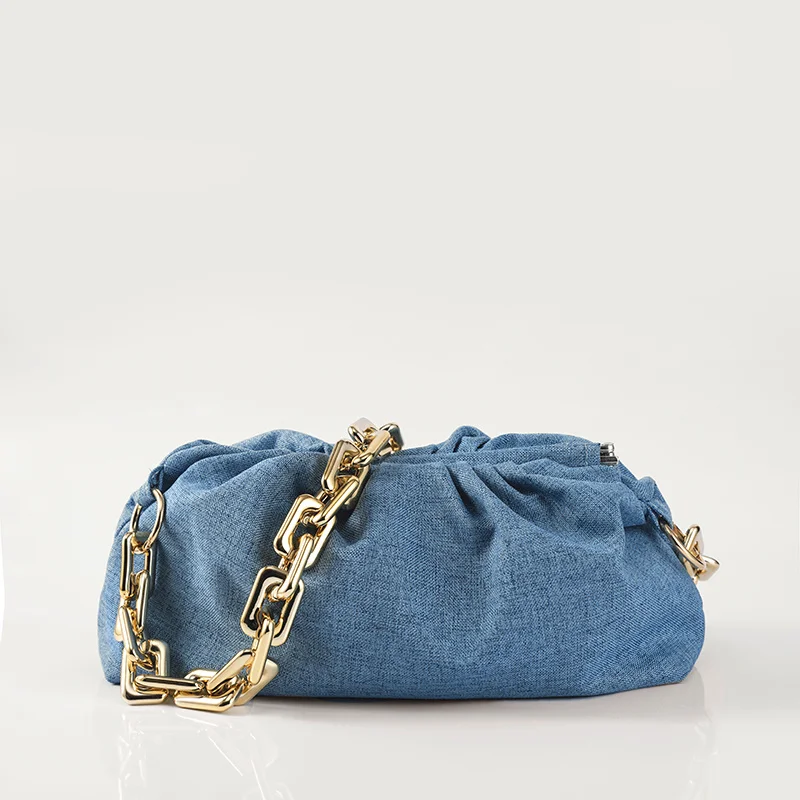 

Женский роскошный Повседневный клатч 2021, сумка-хобо через плечо, модная сумка-облако, мягкая кожаная сумка, кошелек на одно плечо, сумка и ко...