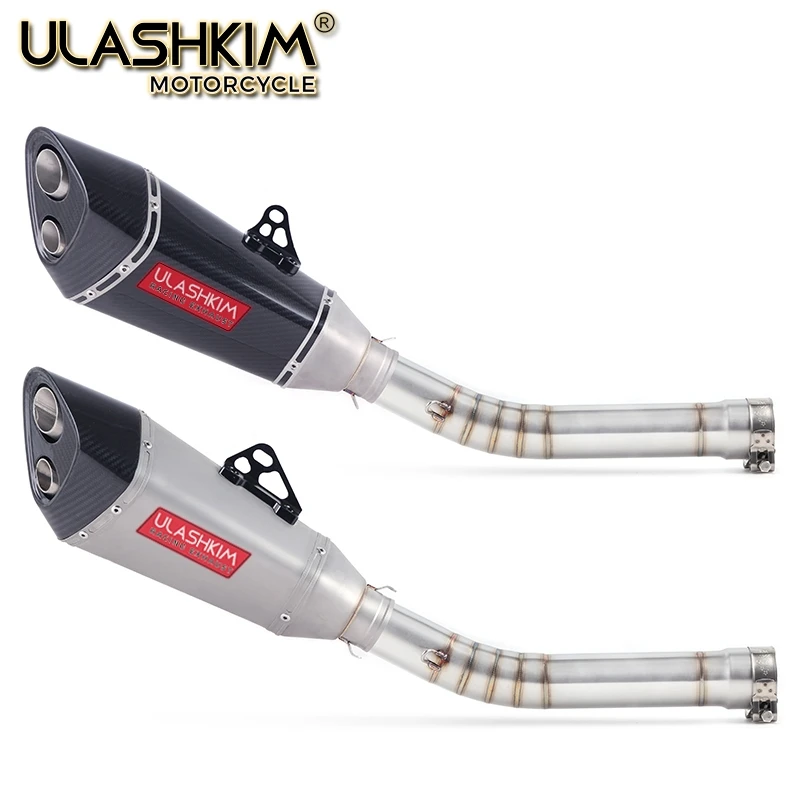 Глушитель выхлопной трубы мотоцикла средний передний Lik Slip On для Yamaha YZF 600 R6 1998 до