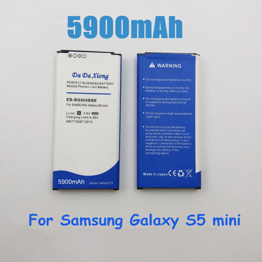 5900 мА/ч EB BG800BBE запасная аккумуляторная батарея для Samsung GALAXY S5 мини G870 SM G800F G800H|battery