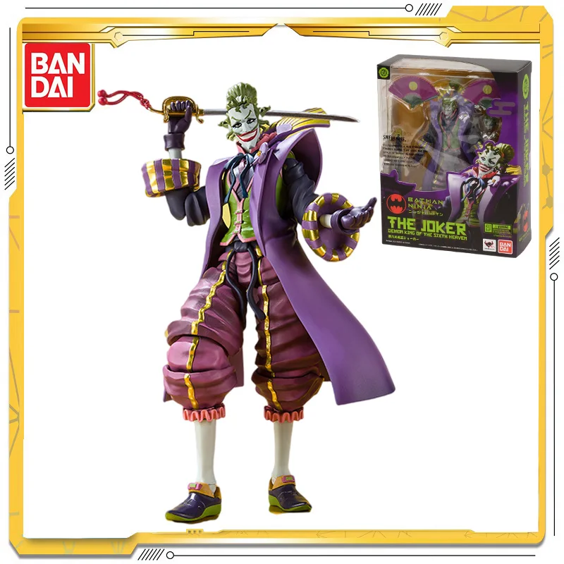 Оригинальные игрушки BANDAI DC S.H. Фигуртс Бэтмен ниндзя строительные фигурки для