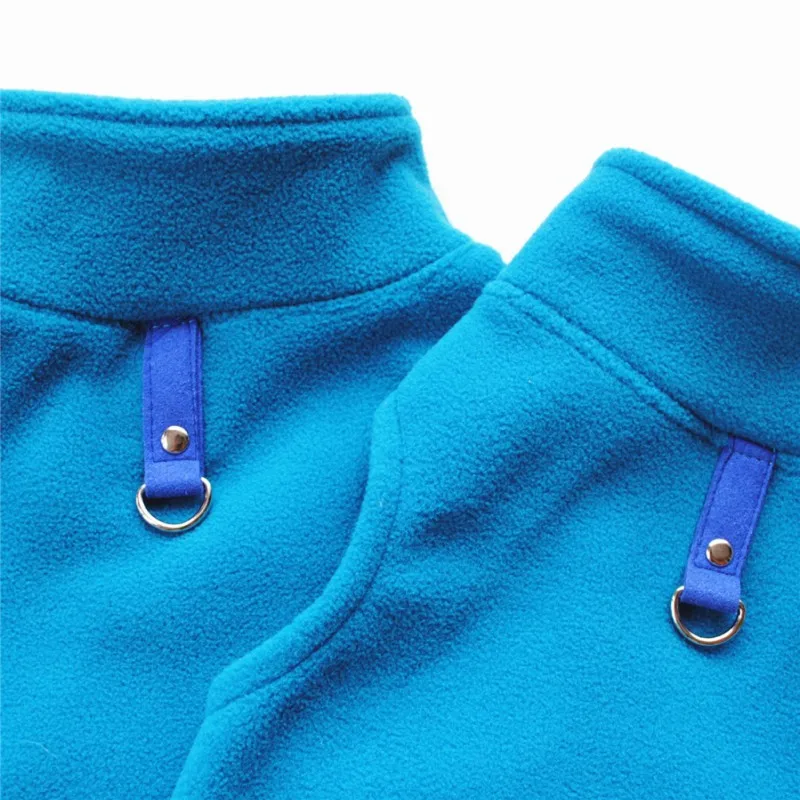 Костюм для домашних животных на осень и зиму модный флисовый жилет с