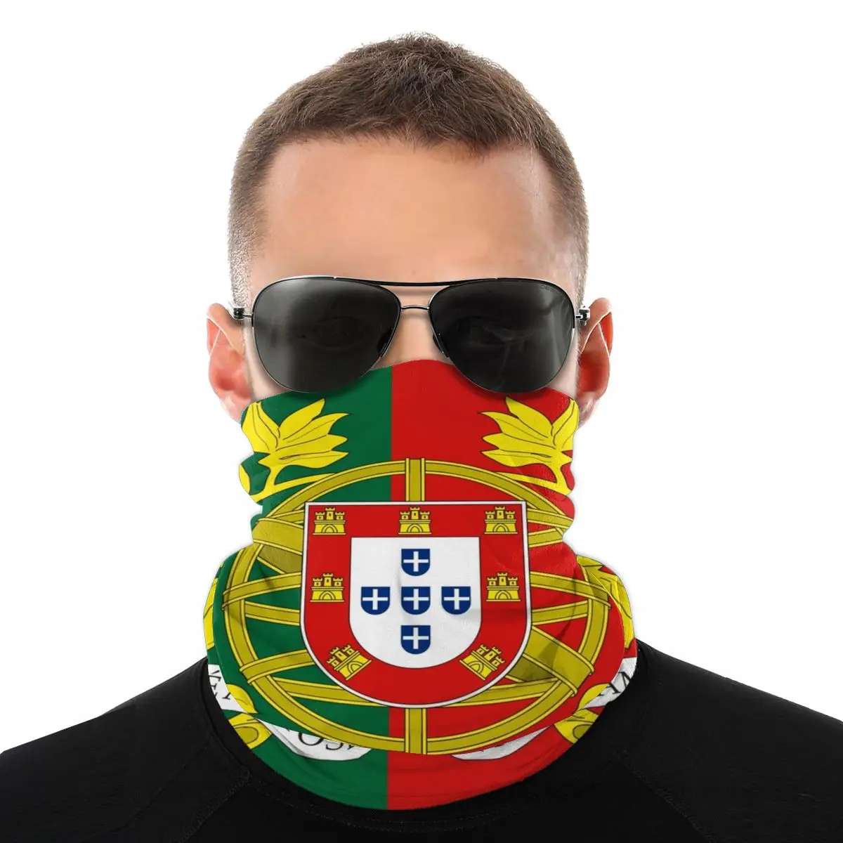 

Swiss Portuguese Flag Scarf Neck Face Mask Unisex Halloween Tube Mask Tubular Bandana Polyester Headwear Outdoor Hiking