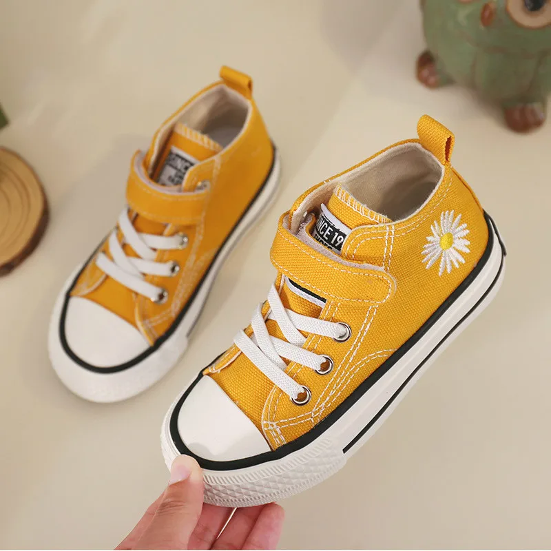 Осень 2020 новая детская парусиновая обувь высокие модные кроссовки для мальчиков