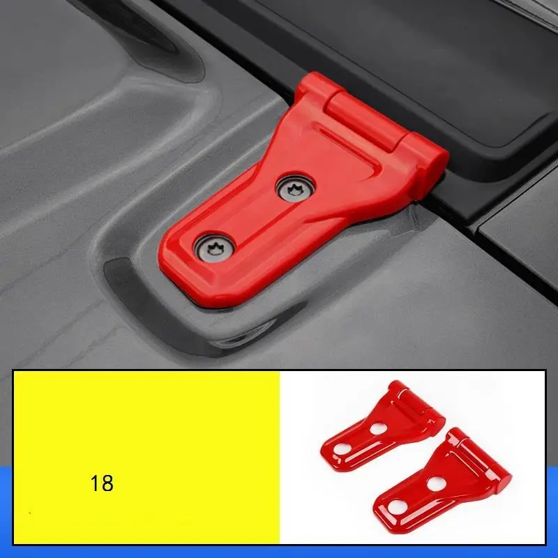 Grille Door Exterior Automovil Decorative Chromium Modified Covers Accessories Mouldings Parts Modification 18 FOR JEEP Wrangler |
