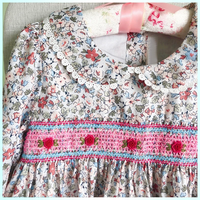 Новое модное осеннее платье со сборками для маленьких девочек принцессы в