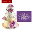 Цветочные сетчатые трафареты Penoy, искусственная форма для торта, предметы для украшения тортов