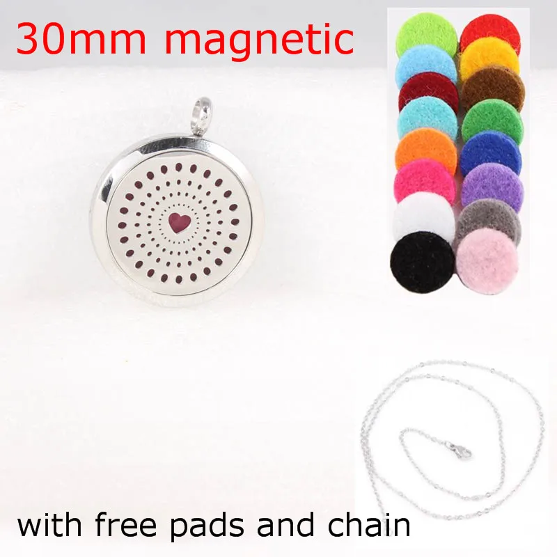 Цепочка и подвески в Подарок Роза 30 мм магнитный диффузор 316 нержавеющая сталь