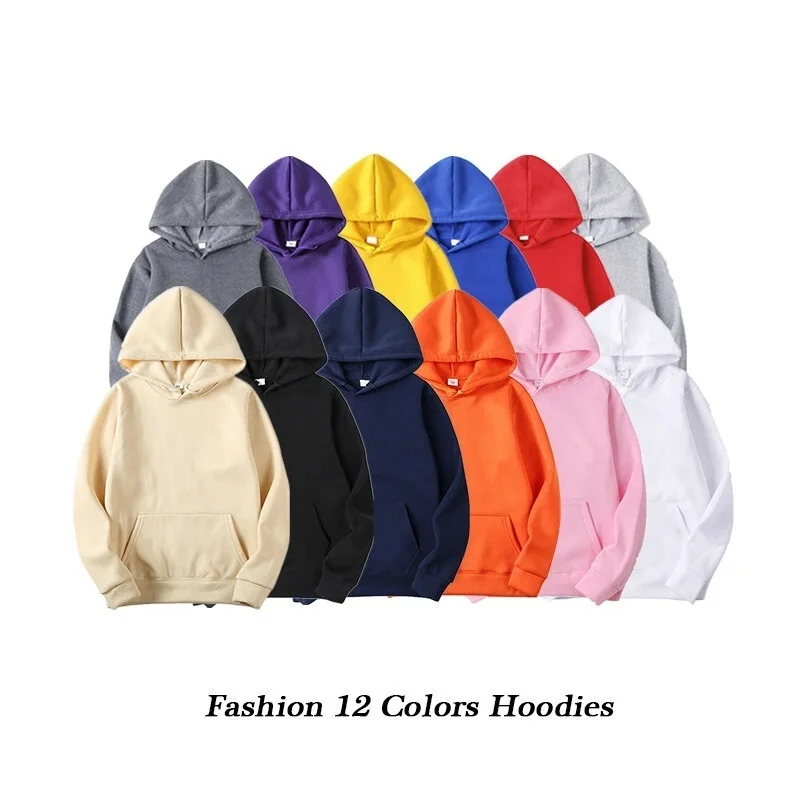 

Brand Men Hoodie 2021 Autumn Hip Hop Streetwear Men Pullover Sweatshirts Hoodies Mens Solid Color Hoodie Male