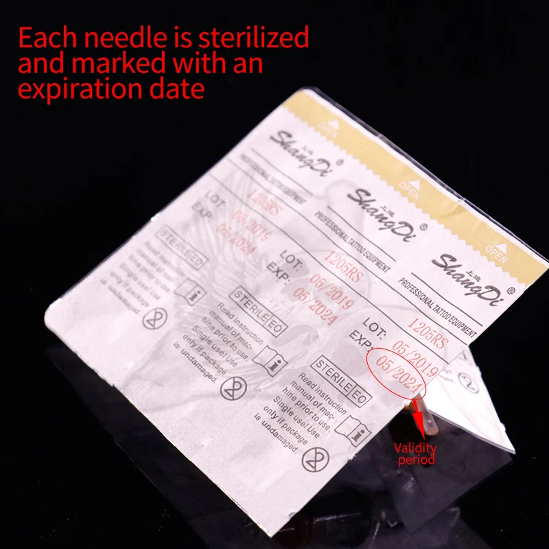 

10pcs Tattoo Cartridge Needle RL/RM/RS Disposable Semi-Permanent Disinfection Makeup Tattoo Gun Supplies 1RL/3RL/5RL/7RL