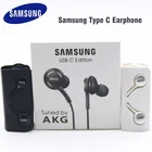 Оригинальные наушники Samsung Galaxy Note 10 + Type C, проводные наушники-вкладыши с микрофоном и регулировкой громкости, эргономичная гарнитура для A90, A80, A60, A8S, Huawei P30