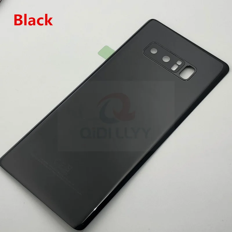 Для SAMSUNG Galaxy Note 8 N950 N950F Задняя стеклянная крышка батарейного отсека задняя дверь
