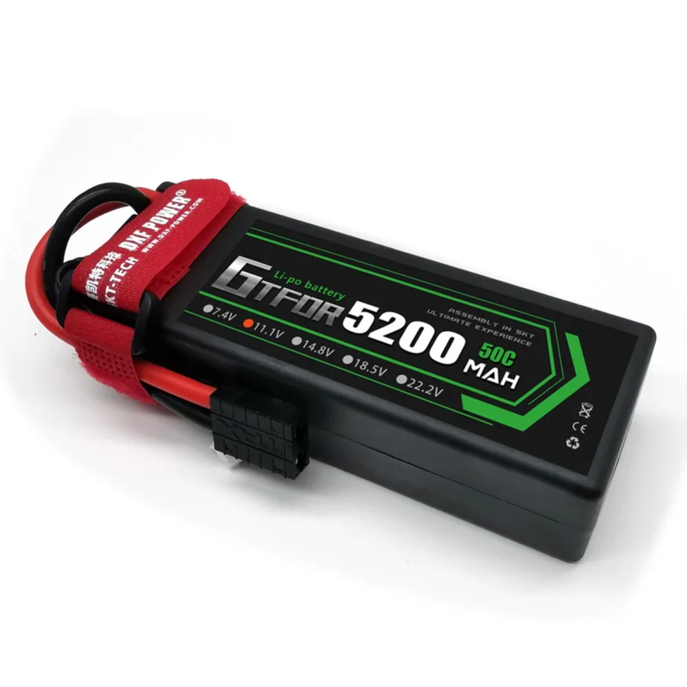 GTFDR 11,1 v 5200mah 50C 3s max 100C 3,7 V 1000mah 25C max60C запасные части для радиоуправляемого дрона traxxas
