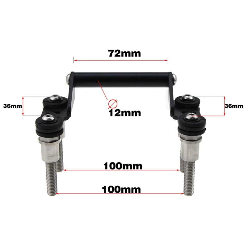 

Motorcycle Stand Holder Phone Mobile Phone GPS Plate Bracket for R1200RS R1200R F850GS F750GS F800GS F700GS