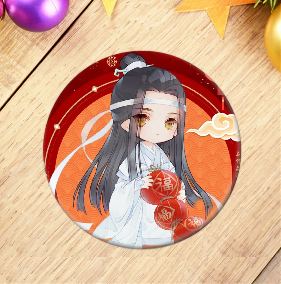 Значок для косплея аниме МО дао цу Ши мультяшная фигура Чжу булавка