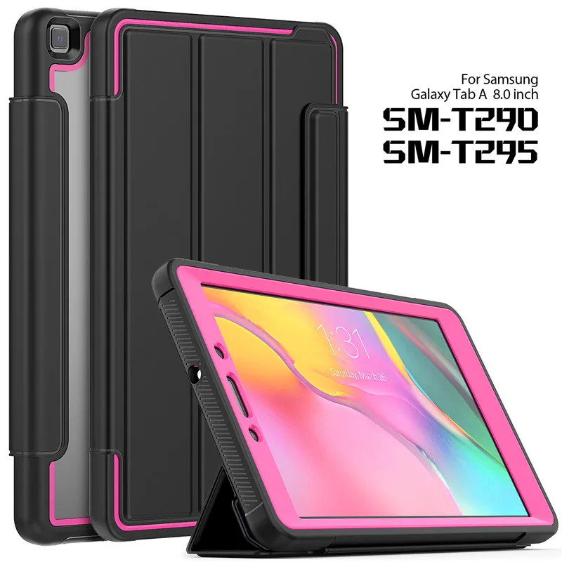 

Для Samsung Tab A 10,1, чехлы T510/T515, кожаный флип-чехол с подставкой для планшета Tab A 8,4, T290/T295, противоударный защитный чехол
