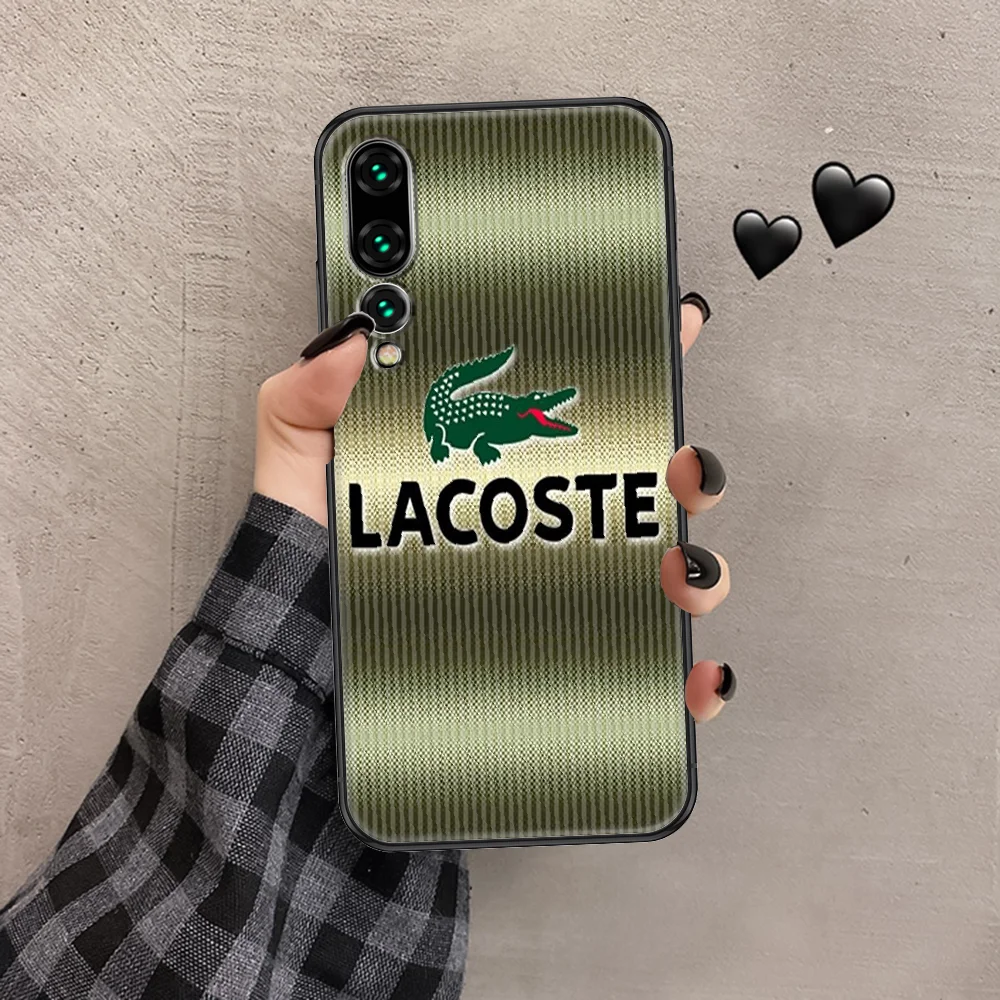

brand design-Lacoetes fashion Phone case For Huawei P Mate P10 P20 P30 P40 10 20 Smart Z Pro Lite 2019 black fashion cover