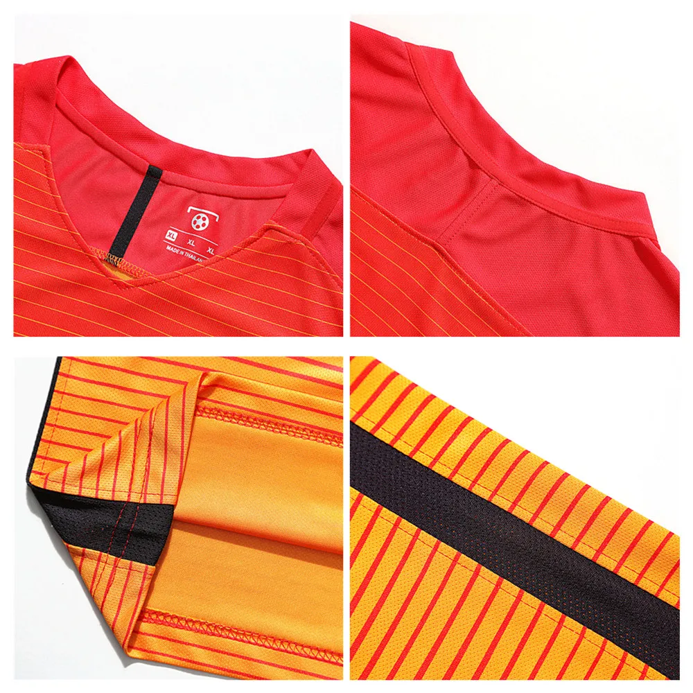 Мужские и детские футбольные Трикотажные изделия Униформа с длинными рукавами