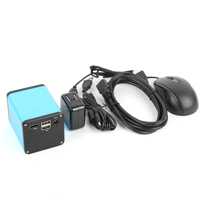 Автофокус 1080P 60FPS SONY IMX290 HDMI TF видео промышленный микроскоп камера 1X-130X с большим
