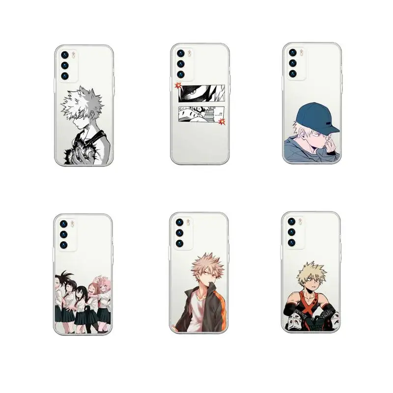 

My Hero Academia Phone Case Clear For Xiaomi Mi 11 Samsung A 51 50 71 70 Note S 21 20 10 i OnePlus 9 8T 7 Pro Lite Plus Ultra