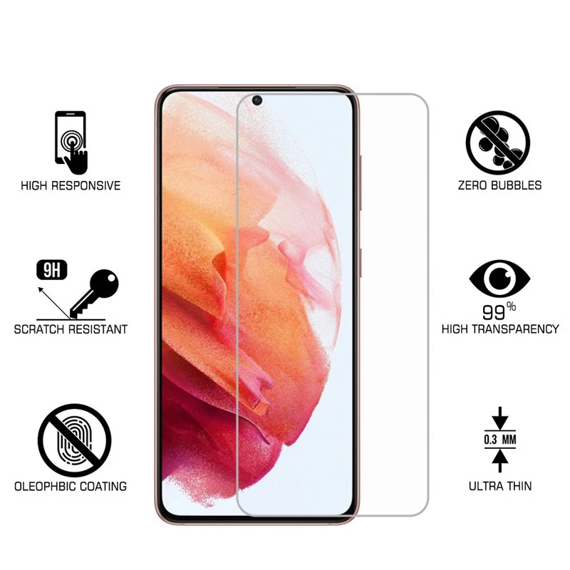 Защитное стекло для Samsung Galaxy S21 + SM-G996 защитная пленка экрана из закаленного стекла