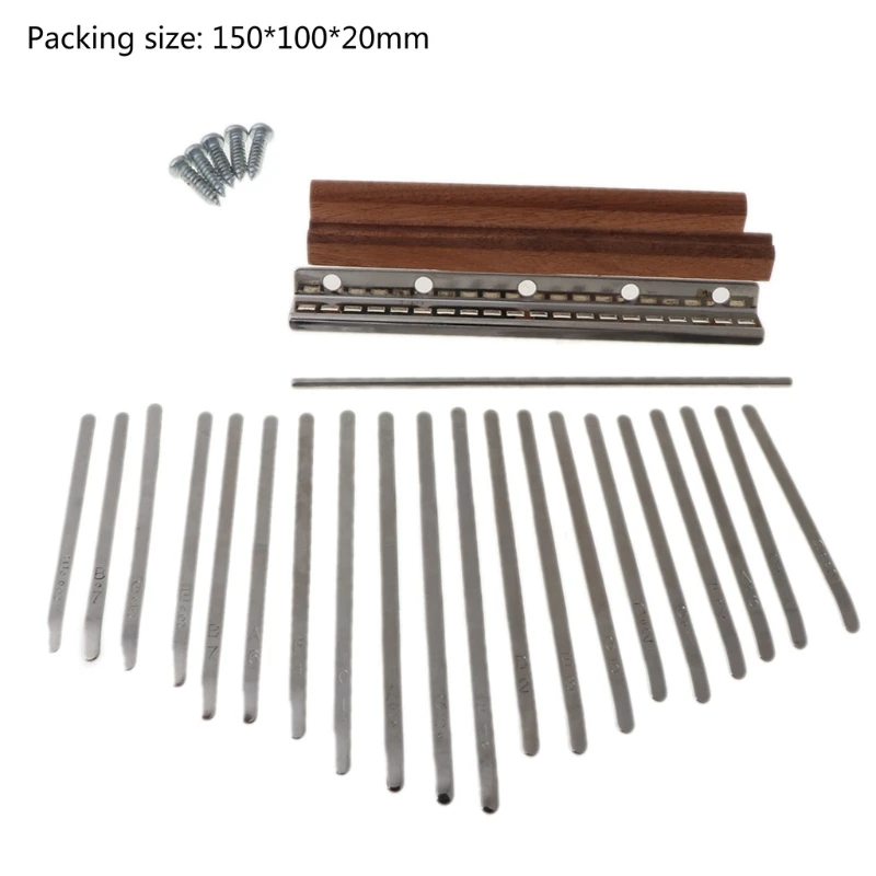 

Thumb Piano Bridge Saddle 20 Keys Set Kit for Kalimba DIY Replacement Parts 87HF