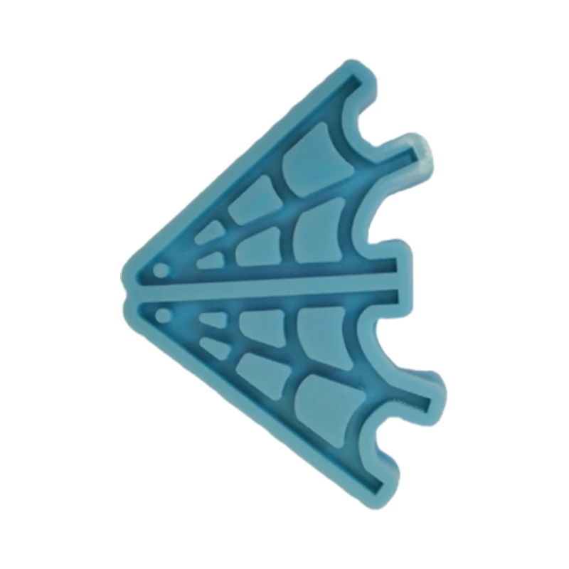 

Crystal Epoxy Resin Mold Spiderweb Shape Earrings Dangler Casting Silicone Mould