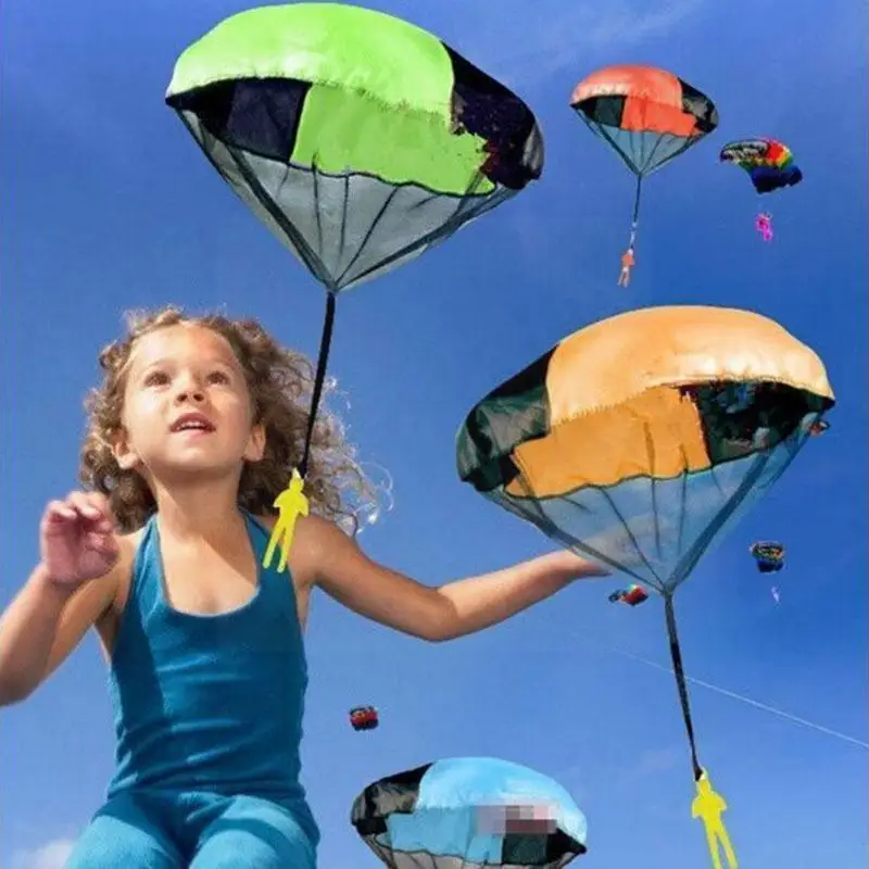 

4 шт./компл. детский парашютный солдат для бросания рук забавные цветные игры парашютный случайный детский уличный игрушечный Спорт для дет...