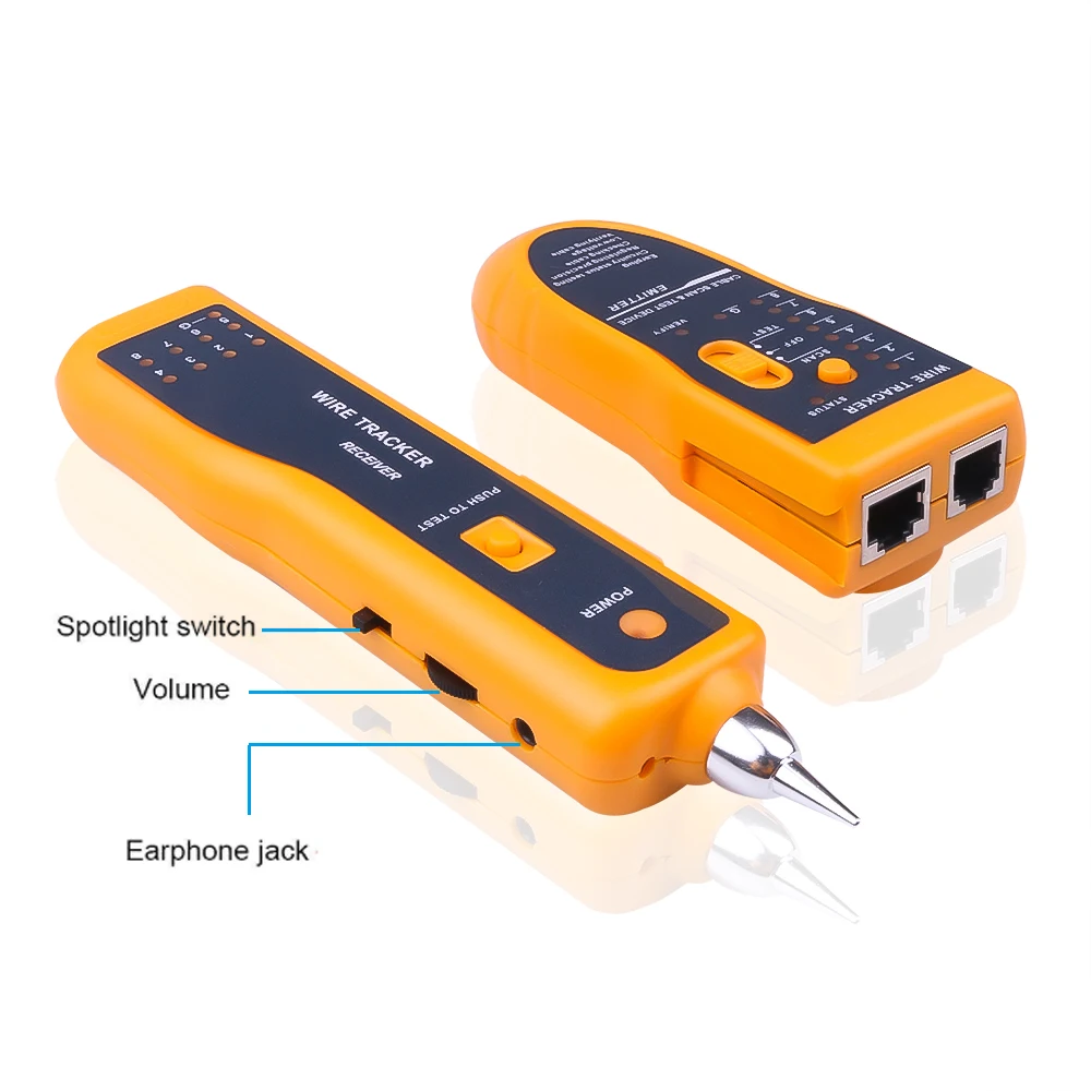KEBIDU Cat5 Cat6 RJ45 UTP STP линии Finder JW-360 Локальной Сети Кабельный тестер для диагностики