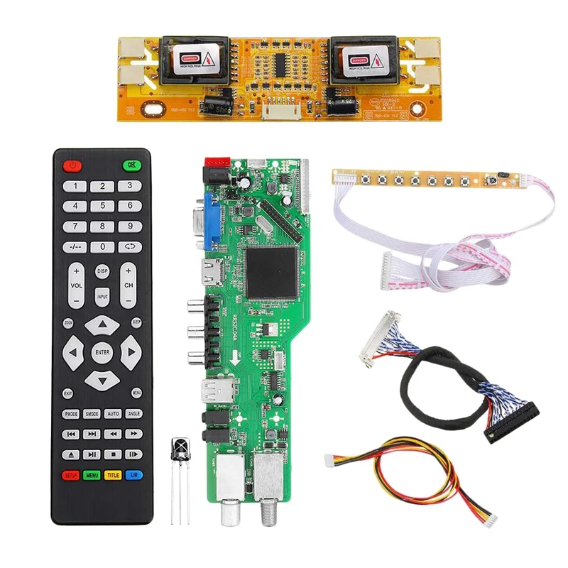 Горячая 3C 5 OSD игра RR52C.04A Поддержка цифровой сигнал DVB S2 C T2/T ATV Универсальный ЖК