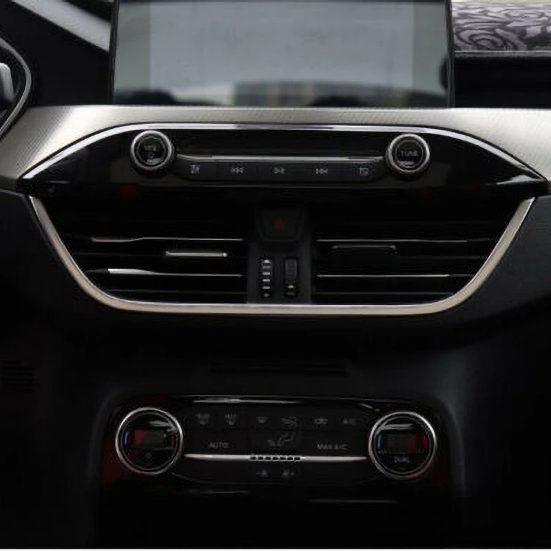 

Silver Dashboard Air Outlet Vent Trim Fit for 2019-2020 Ford Focus STRS