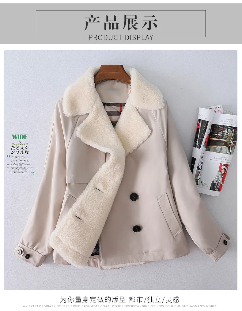 Recommend Beige Женский зимний теплый пуховик, уличный, белый, на утином пуху, двубортный, женский, 4 цвета, парка, Jaqueta Feminina - Цвет: Recommend Beige