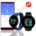 Смарт-часы D18 мужские, с пульсометром, тонометром, водонепроницаемые, с фитнес-трекером, D20