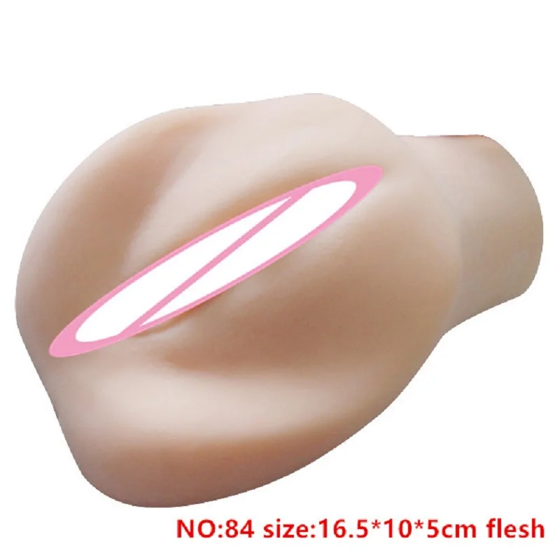 6 размер силиконовая Мужская киска чашка мастурбатор 3D огромная задница Анальная