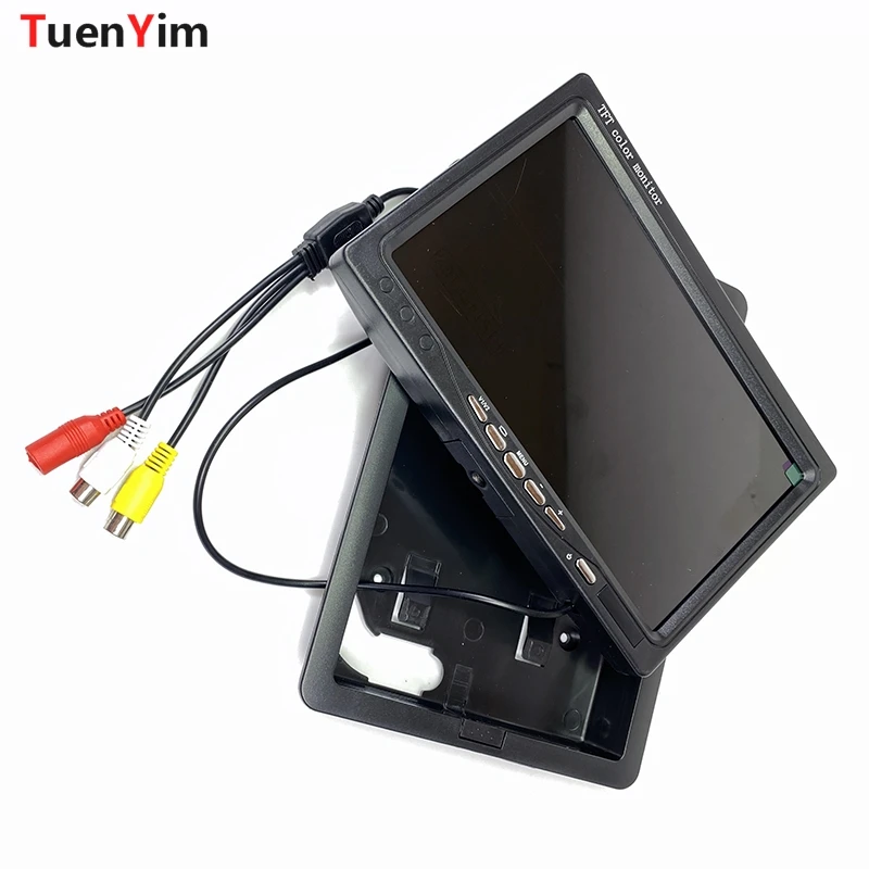 Скидка Тормозной светильник заднего вида Камера для Fiat Peugeot боксер 2006-2017 с 7 дюймов ЖК-дисплей монитор 2In1 набор для парковки