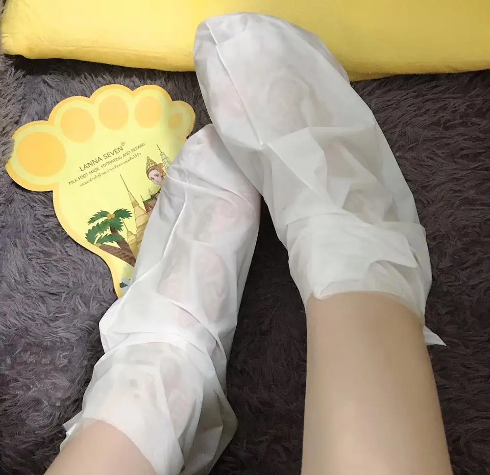 Эссенция молока из Таиланда маска для ног увлажняющая отбеливающая кожура