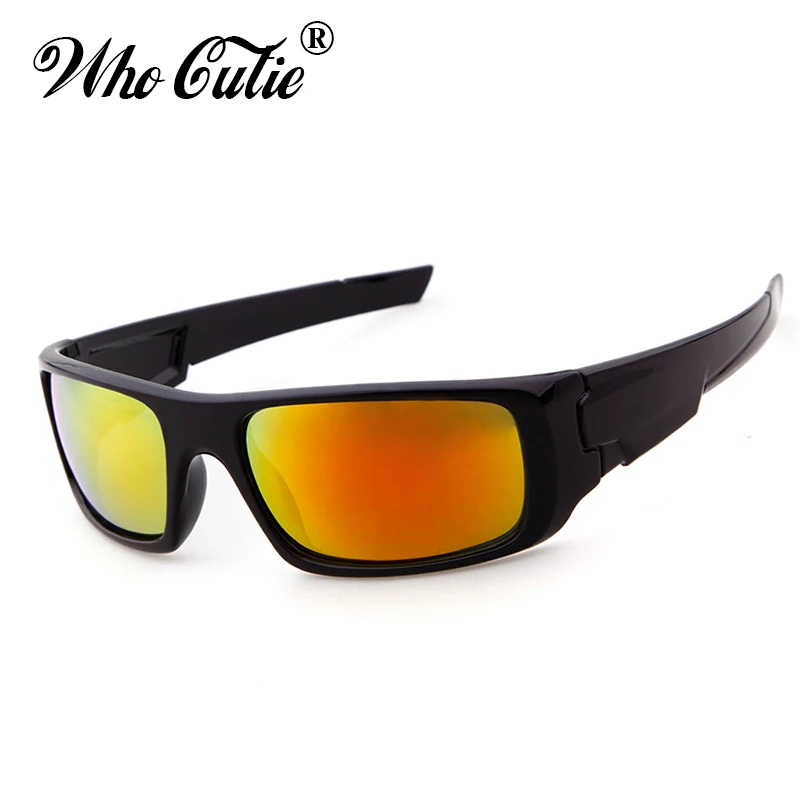 WHO CUTIE 2018 спортивные солнцезащитные очки мужские брендовые дизайнерские ретро