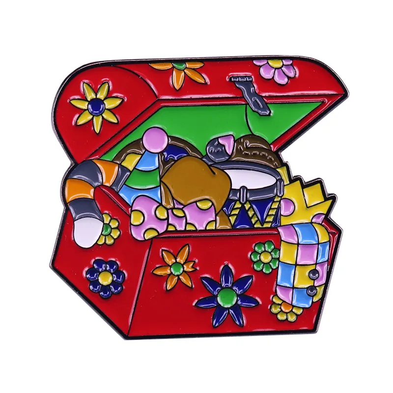 Красивый дизайн значок в багажнике для платья добавьте немного ностальгии сумку