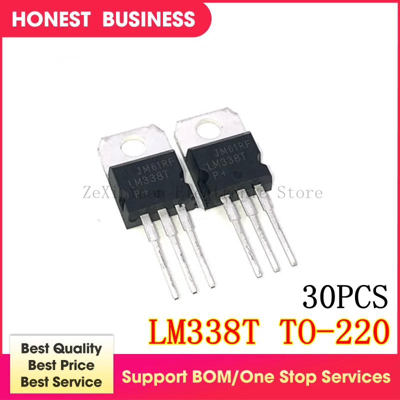 

10 шт./лот LM338T LM338 338T TO-220 Новый оригинал в наличии