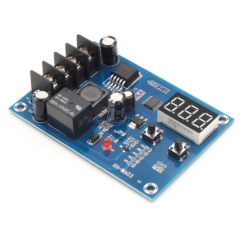 XH-M603 Charging Control Module Digital LED Display Storage Lithium Battery Charger Switch Protection Board 12-24V | Электронные
