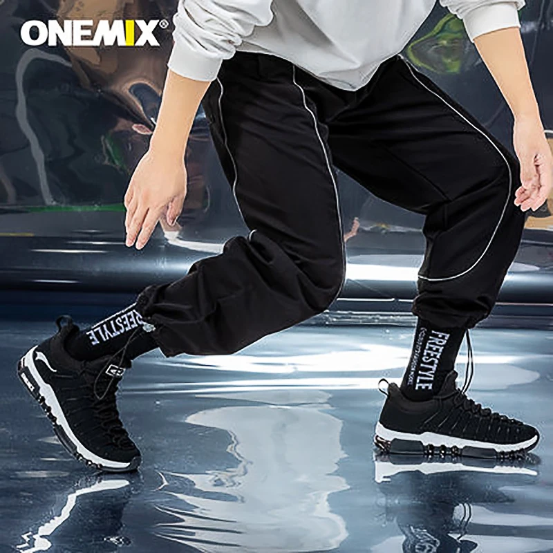 ONEMIX Men HIgh Top Sneakers New Fashion Running Shoes Women's Sport Outdoor Wearable Anti-Slip Height Tennis Shoe