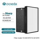 Очиститель воздуха Sharp K ca60euw HEPA фильтр, углеродный дезодорирующий фильтр KC-A61RW FZ-A61HFR электростатический фильтр, воздухоочиститель