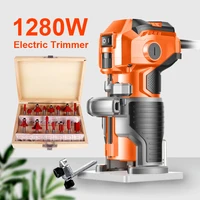 electric trimmer woodworking wood milling electric hand trimmer wood laminator edge joiners set wood milling slotting machine