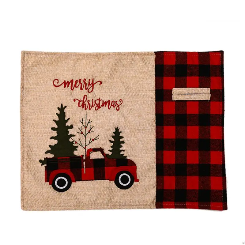 

Merry Christmas Placemat Ornament Holiday Table Placemats Dinner Mat Christmas Table Decor Xmas New Year Table Decor 2021