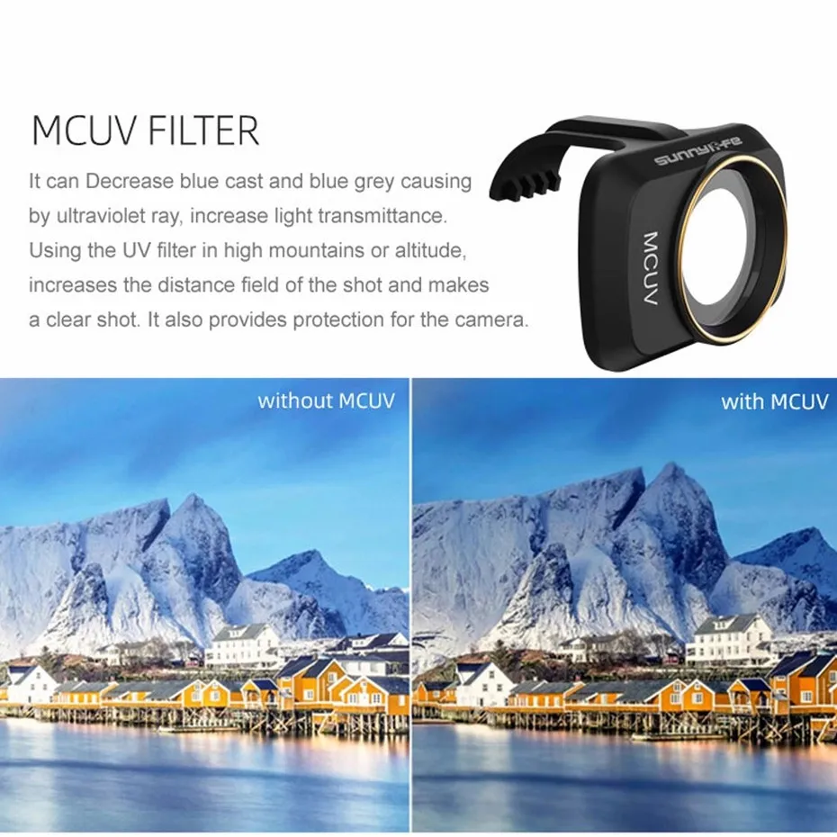 Done Filter For DJI Mavic Mini/2 Filters Neutral Density Polar For DJI Mavic Mini Camera Accessories UV CPL ND NDPL4/8/16/32