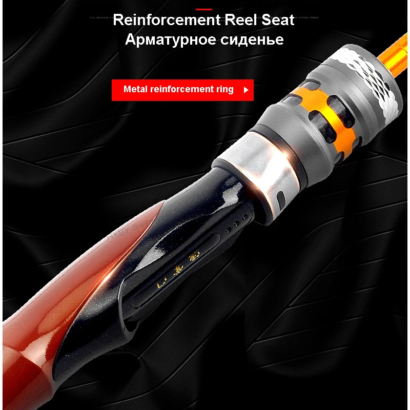 

Casting Spinning Rod Ultra Light 1.8M Lure Fishing Rods 2 Tips UL&L Power 2 Sections Carbon Rod Fishing Pole