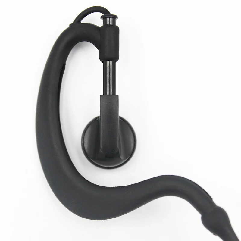 G Shape Motorola Earpiece Earhooks Walkie Talkie Earphone with PTT for Gp328Plus EX500 EX600XLS PRO5150 Elite PTX700 Plus HYT