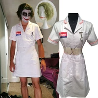 2020 man woman halloween costume scary movie dark knight clown joker nurse dress uniform nurses costumes halloween party outfit