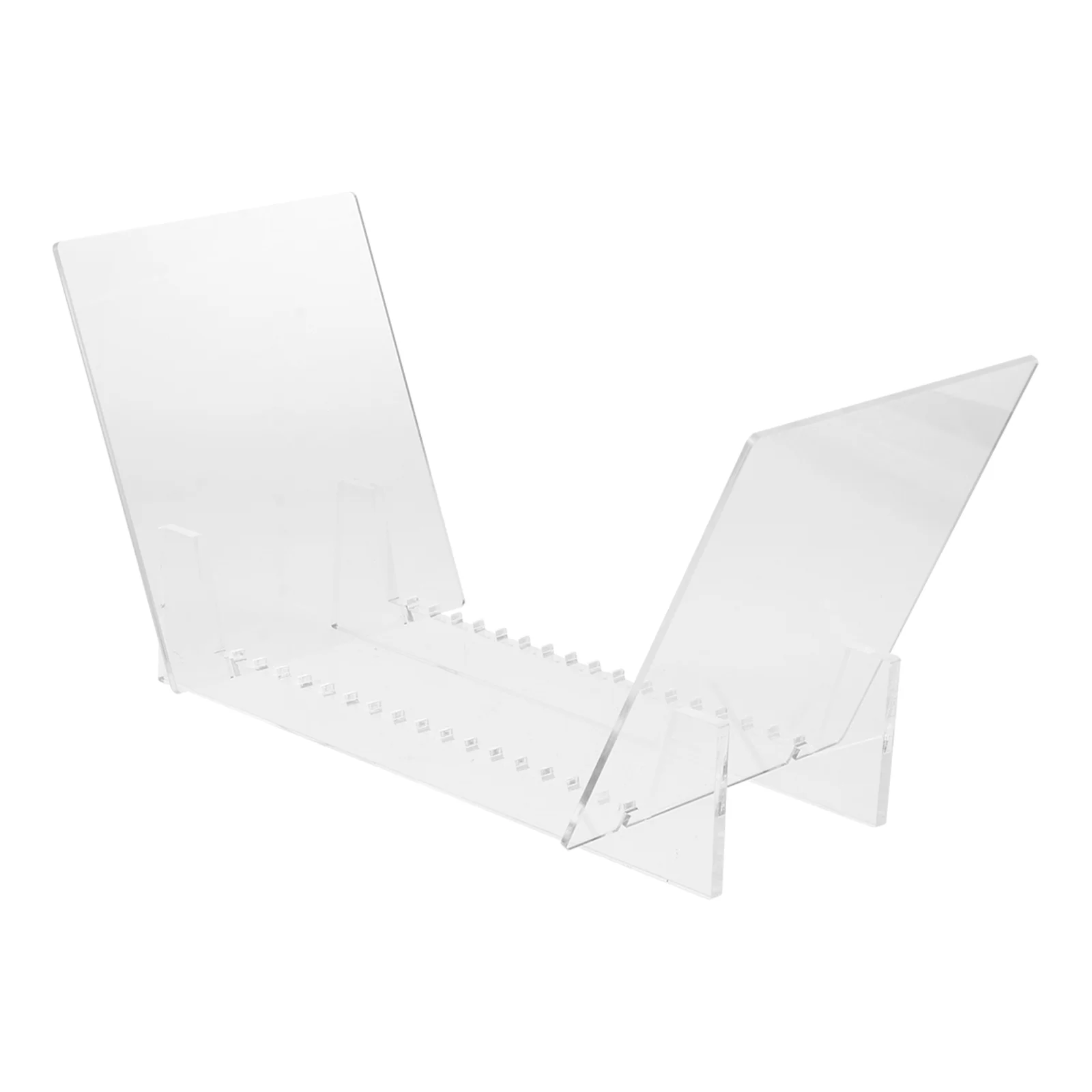 

1Pc Portable Vinyl Record Display Rack Acylic Album Storage Rack Tansparent